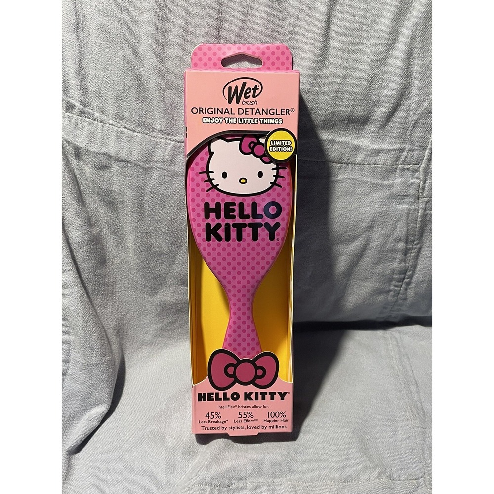 NEW Wet Brush Original Detangler Hair Brush Limited Edition - Pink‎ Hello Kitty